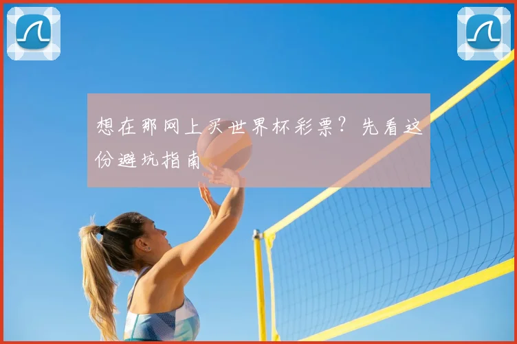 想在那网上买世界杯彩票?先看这份避坑指南